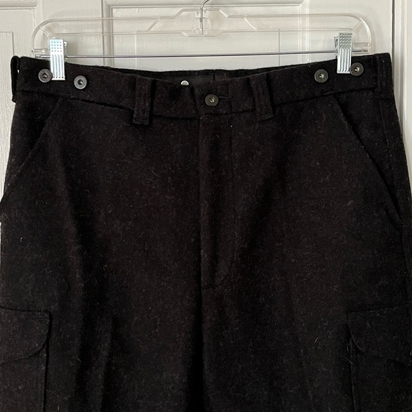 Vintage Filson Mackinaw Wool Field Pants Black Charcoal Mens 36 Outdoor Warm - Picture 2 of 11